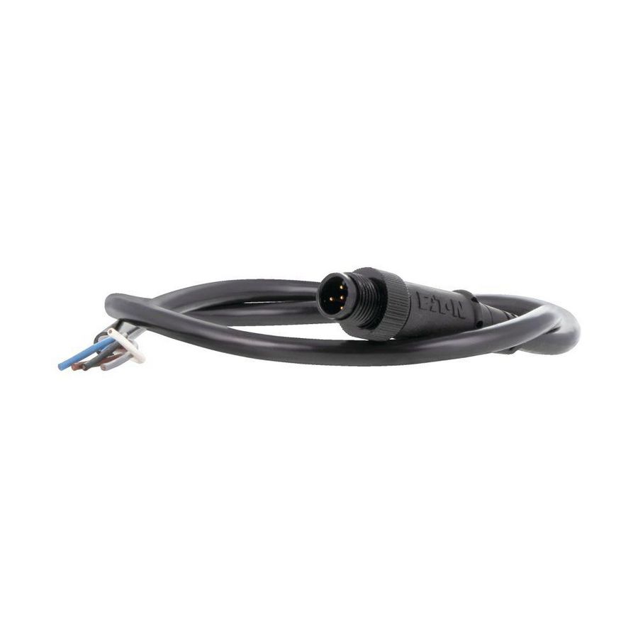 SmartWire T-conn., kabel 5p rond 0,3 m., M12 male en open ei