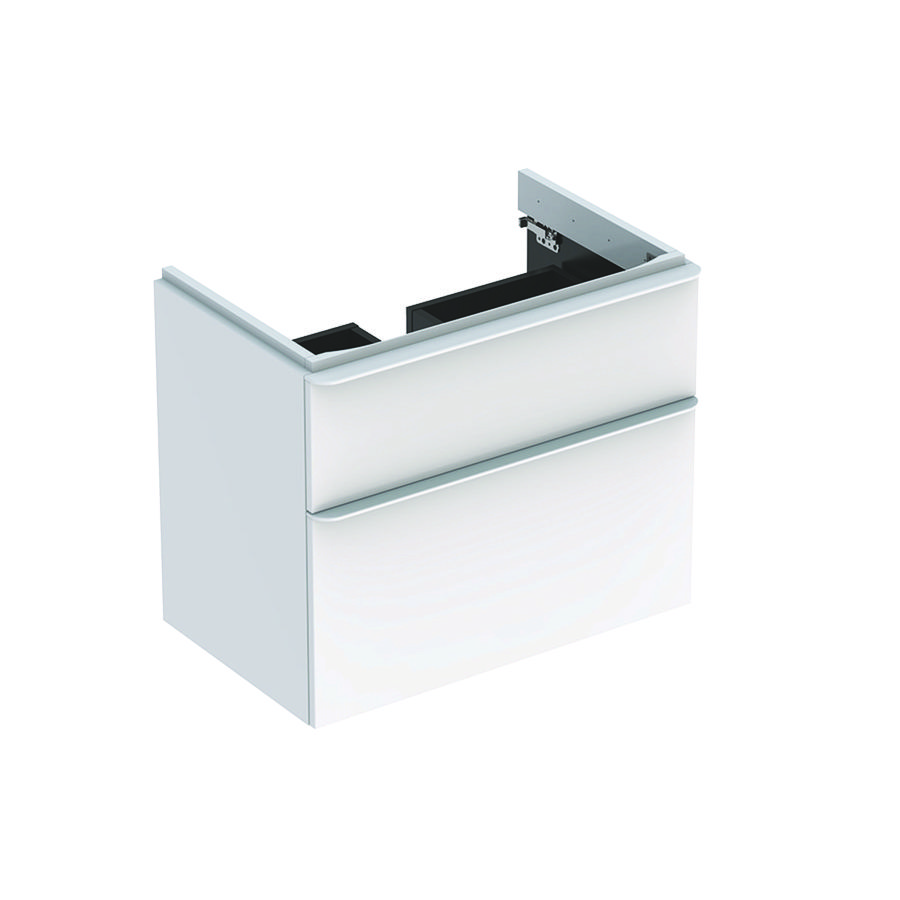 Smyle onderkast v. wastafel 75cm 2 laden wit