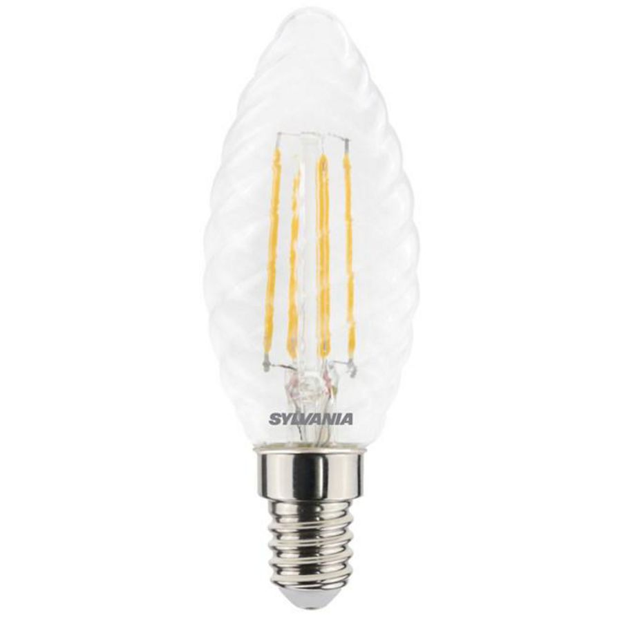 LED-lamp Toledo retro candle TW CL 470lm 827 E14 VVE=6