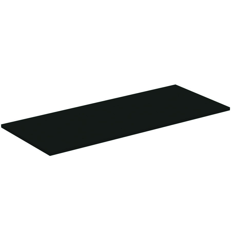 Afdekblad hout I.LIFE-B zonder uitsnijding 1204x505x18mm mat carbon grijs