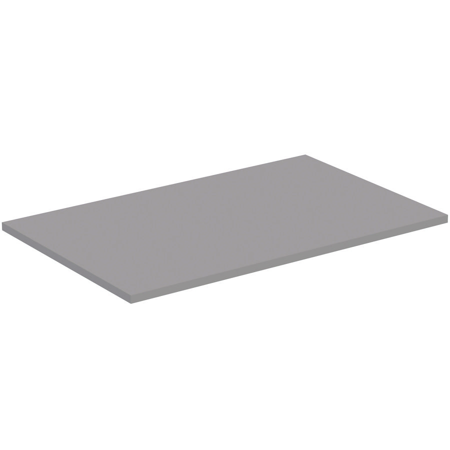 Afdekblad hout I.LIFE-B zonder uitsnijding 802x505x18mm mat grijs