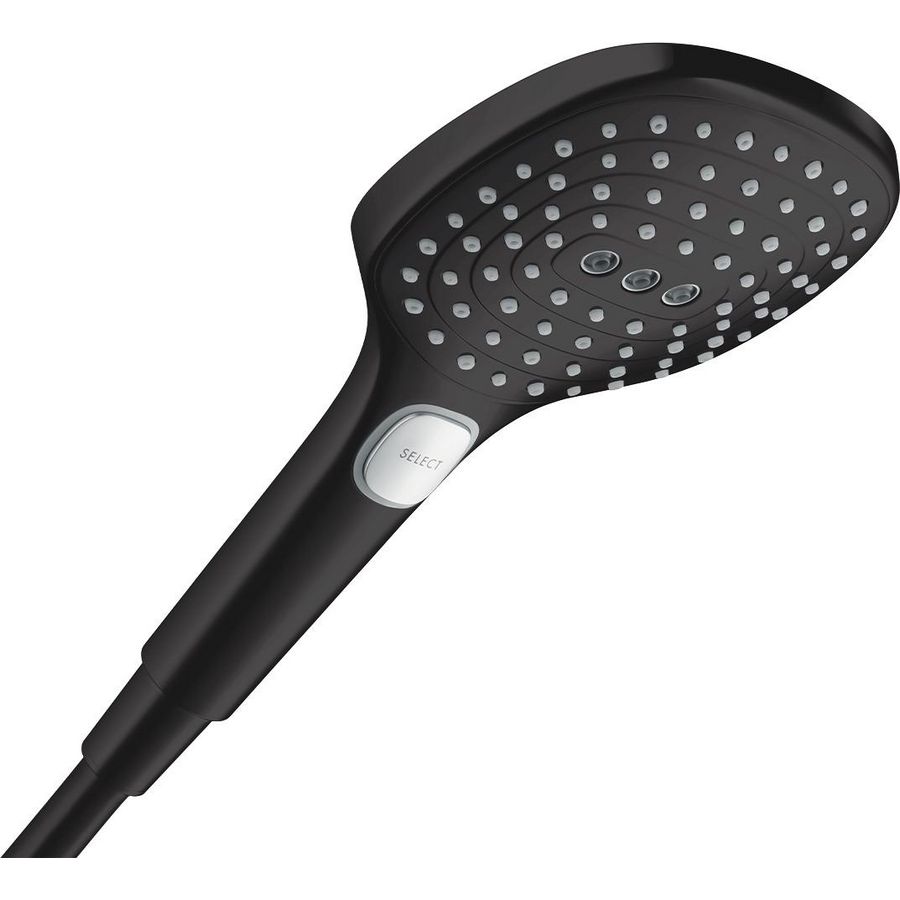 Raindance Select E 120 3 straalsoorten handdouche mat zwart