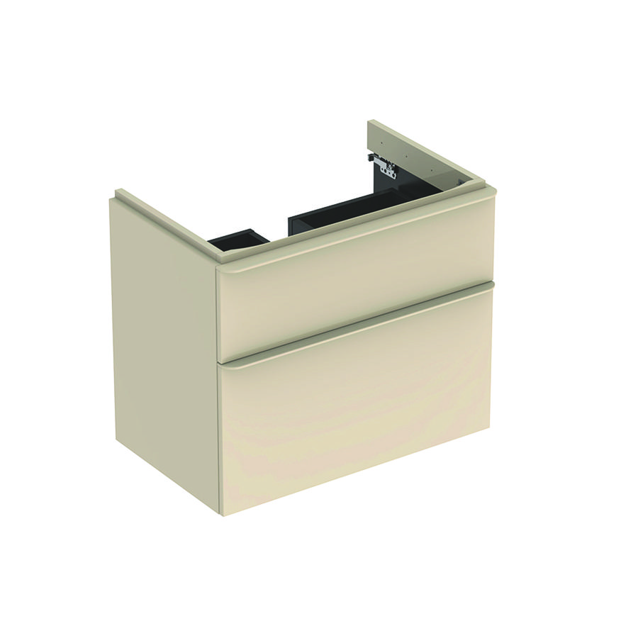 Smyle onderkast v. wastafel 75cm 2 laden zandgrijs