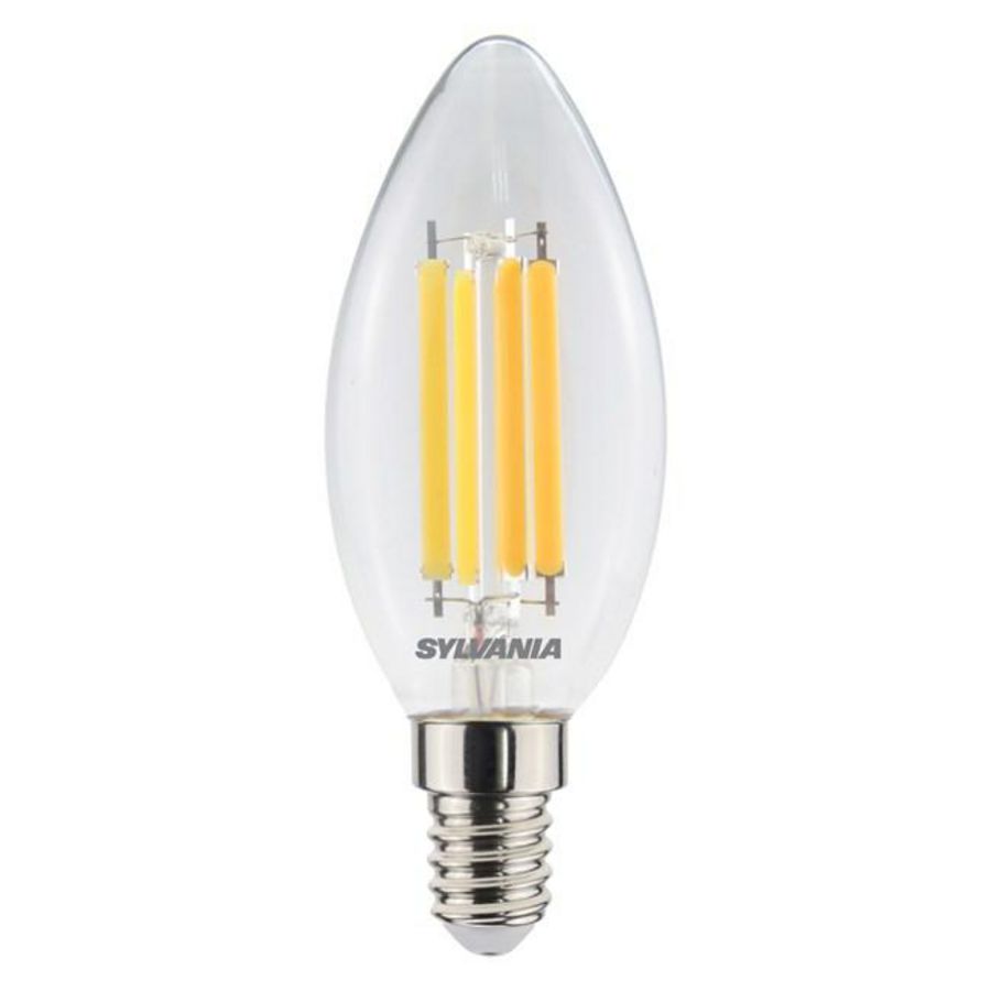 LED-lamp Toledo retro candle CL 806lm 827 E14 VVE=6