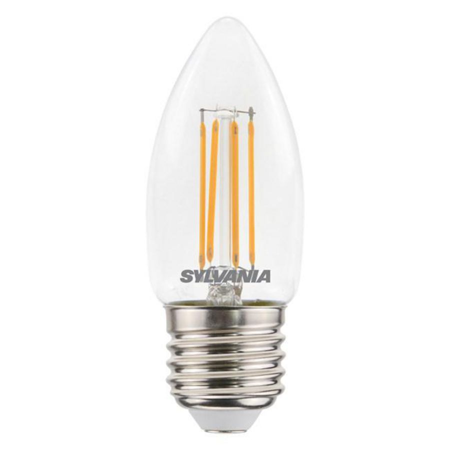 LED-lamp Toledo retro candle CL 470lm 827 E27 VVE=6