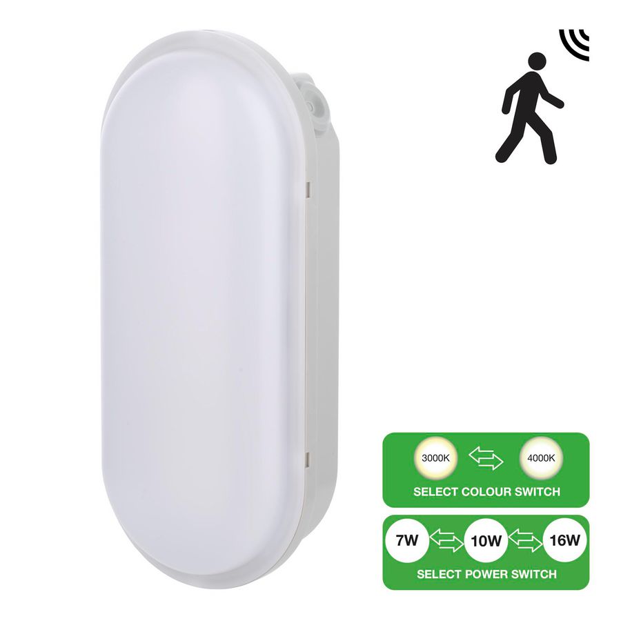 LED Bulkhead Switch Sensor 7W-10W-16W 570-1500lm 830-840