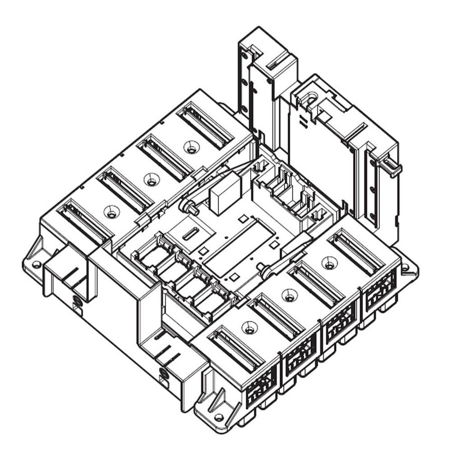 Loskoppelbare basis voor Aansluitset 3P DPX3 1600