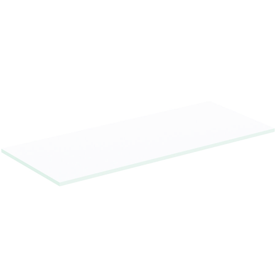 Afdekblad hout I.LIFE-B zonder uitsnijding 1204x505x18mm mat wit