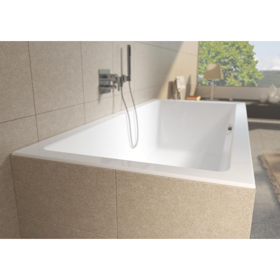 Ligbad Lugo 190x90cm wit glans excl. badpoten