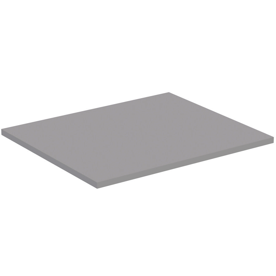 Afdekblad hout I.LIFE-B zonder uitsnijding 602x505x18mm mat grijs