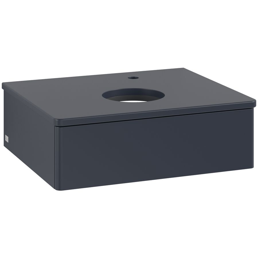 Wastafelonderkast Antao 600x190x500mm Mid.Blue Matt Lacquer K07050HG