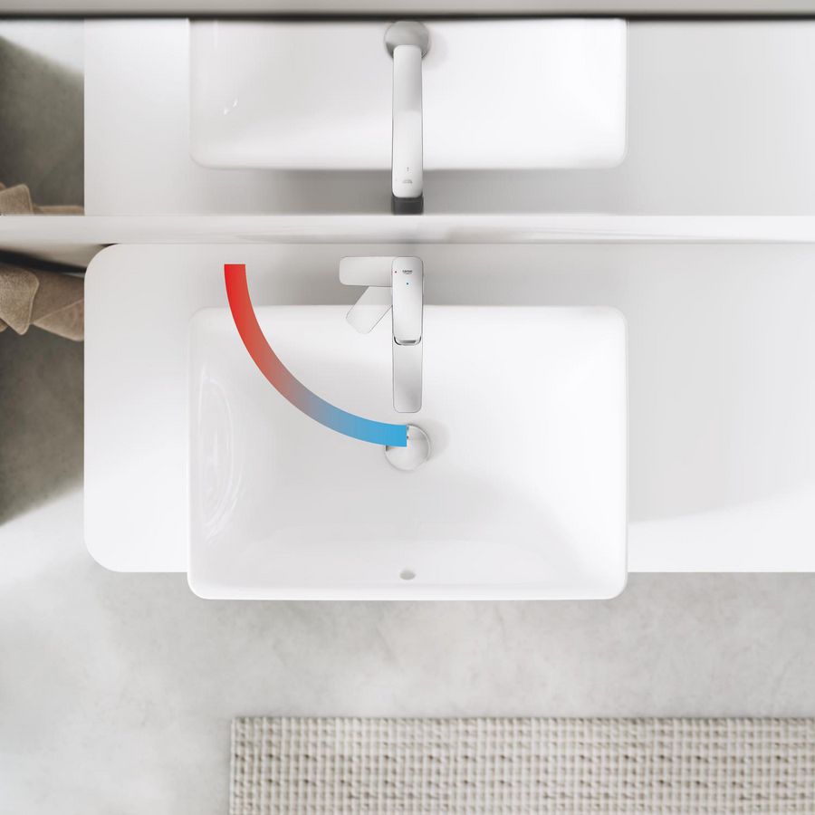 Wastafelmengkraan Smooth Body Cubeo (Prof)