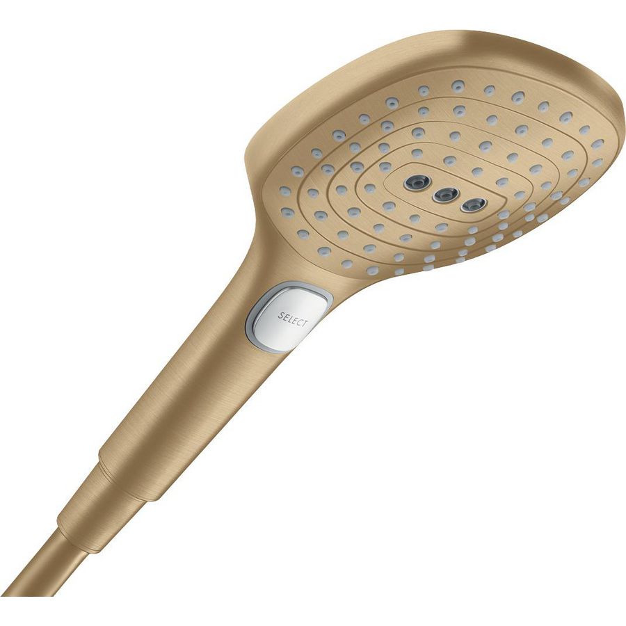 Handdouche 120 3 straalsoorten PowderRain EcoSmart Brushed Bronze RD Sel E