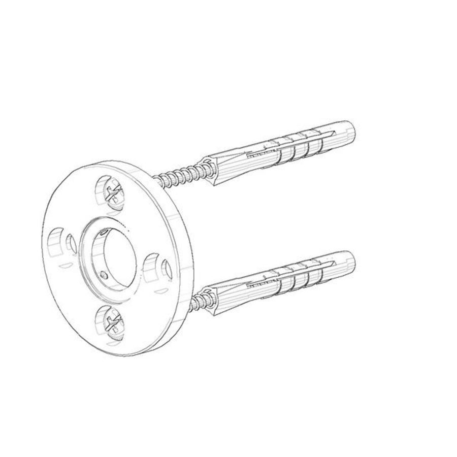 Bevestigingsset rond 50mm 0517207320090