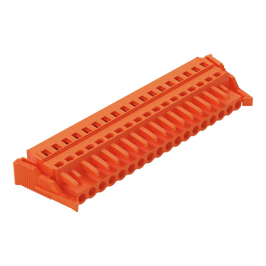 1-draads FE steker 2,5 mm² oranje 231-318/037-000 VVE=10