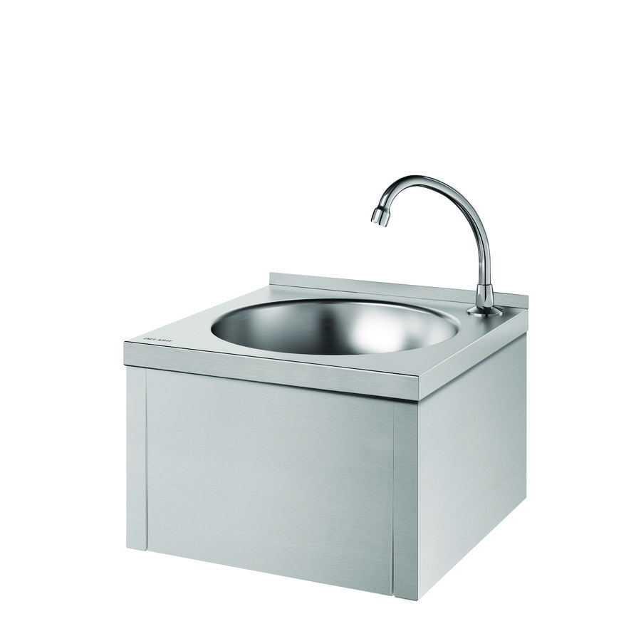 Wastafel compleet mechanisch RVS 304 mat gepolijst SXS