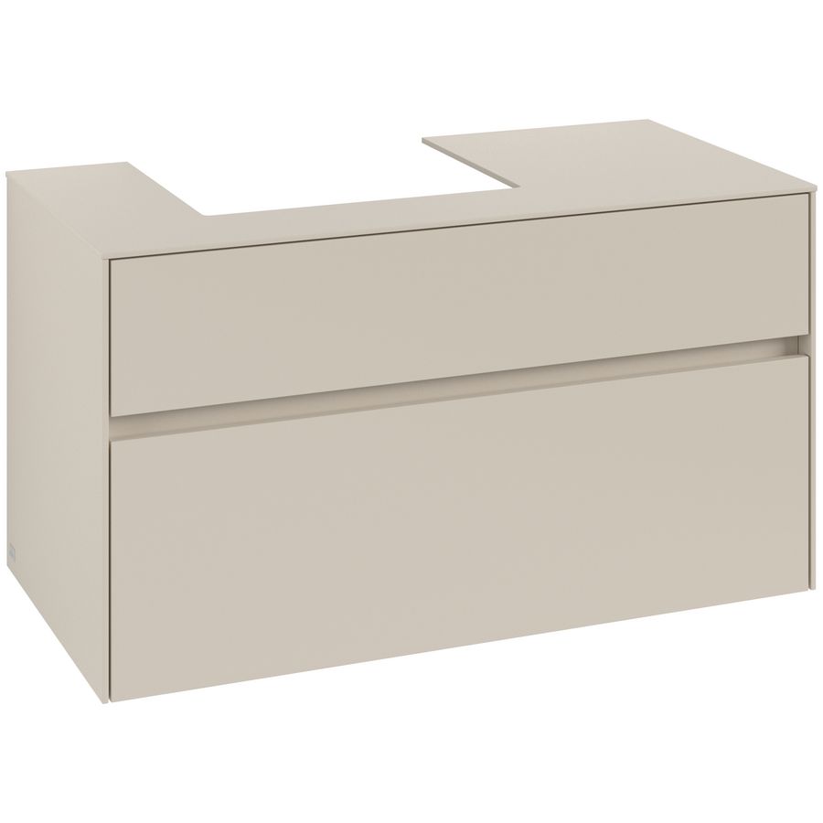 Wastafelonderkast Collaro 1000x548x500mm Cashmere Grey C014B0VN