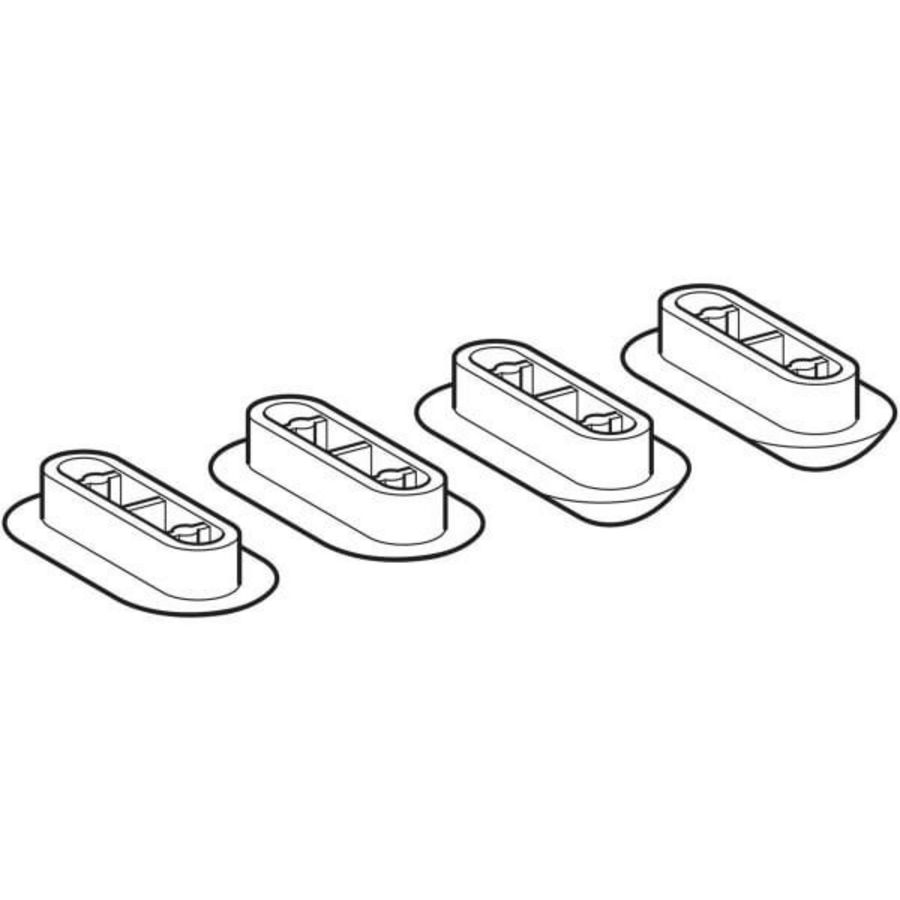 set buffers v wc-zittingsring (4 st.)