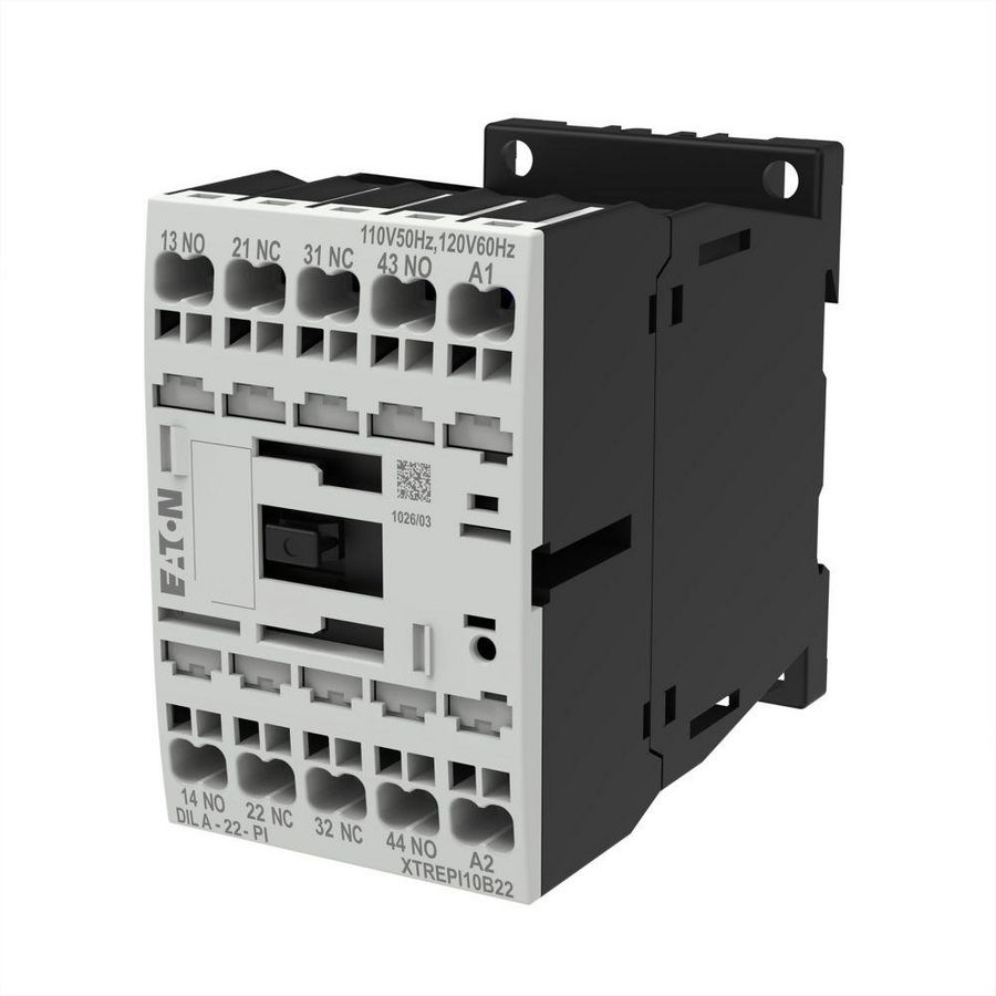 Hulprelais DILA-22(110V50HZ,120V60HZ) 2m 2v Push-in