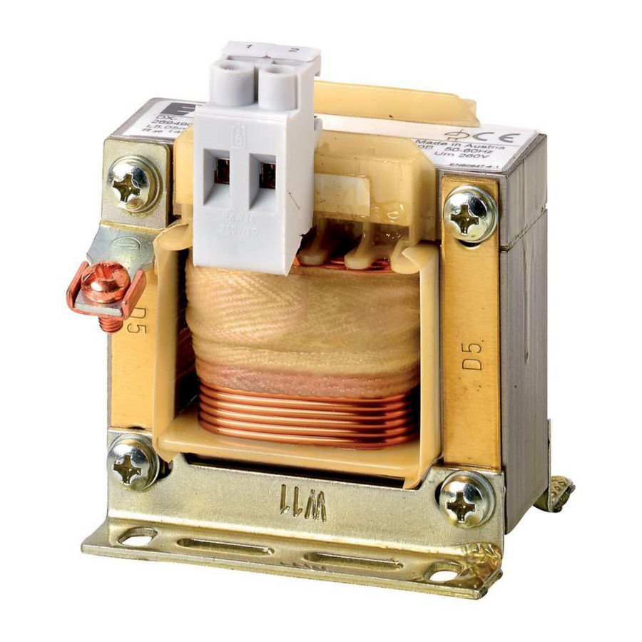 Netsmoorspoel AC 1 fase 24A 1,22 mH 260V 50/60Hz