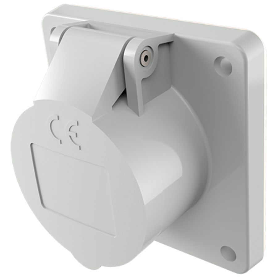 Inbouwwandcontactdoos 32A 2-polig  10H 50VDC IP44 2488A