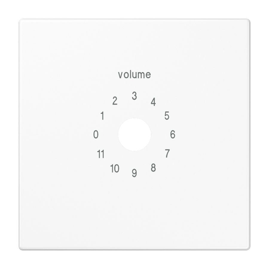 Afdekking alpin wit voor Dynacord LS990