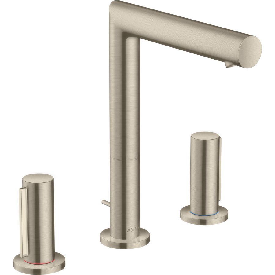 AXOR Uno 3g wastafelkraan 200 Zero incl. trekwaste brushed nickel