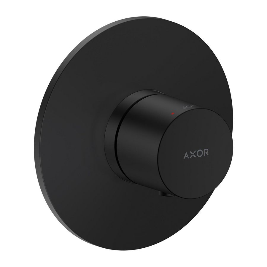 Inbouwmengkraan AXOR One inbouw thermostaat mat zwart