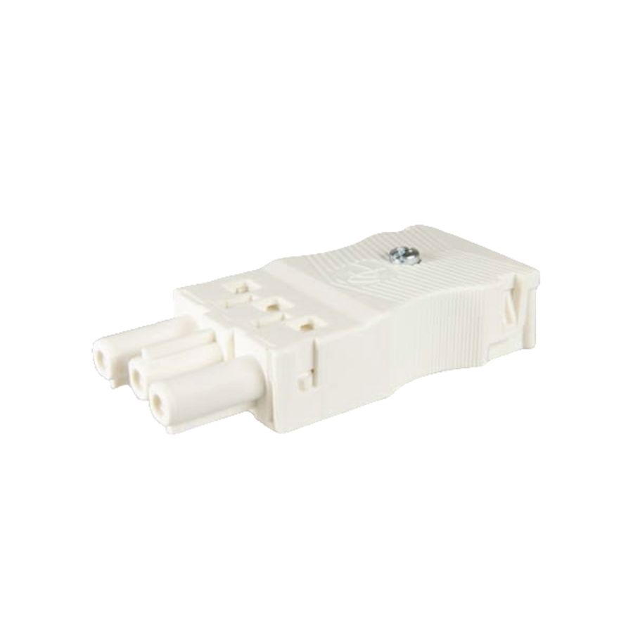 Steker 3-polig female wit VVE=200