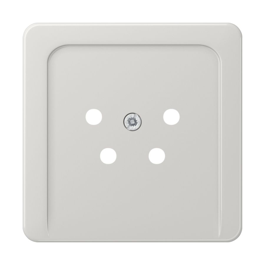 Afdekking lichtgrijs telefoon 4-pol. CD500