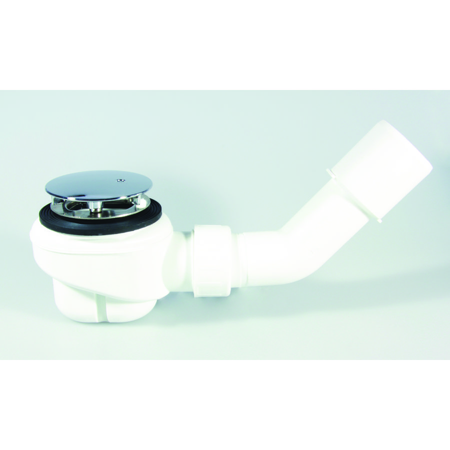 Douchebaksifon Domoplex chroom v. 52mm gat