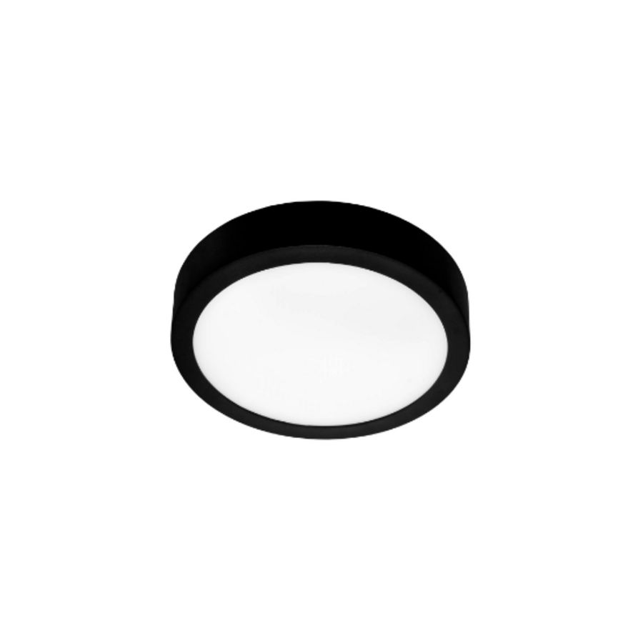 Moon CCT rond Ø240mm-18W-1800 Lumen-zwart-opbouw -IP54