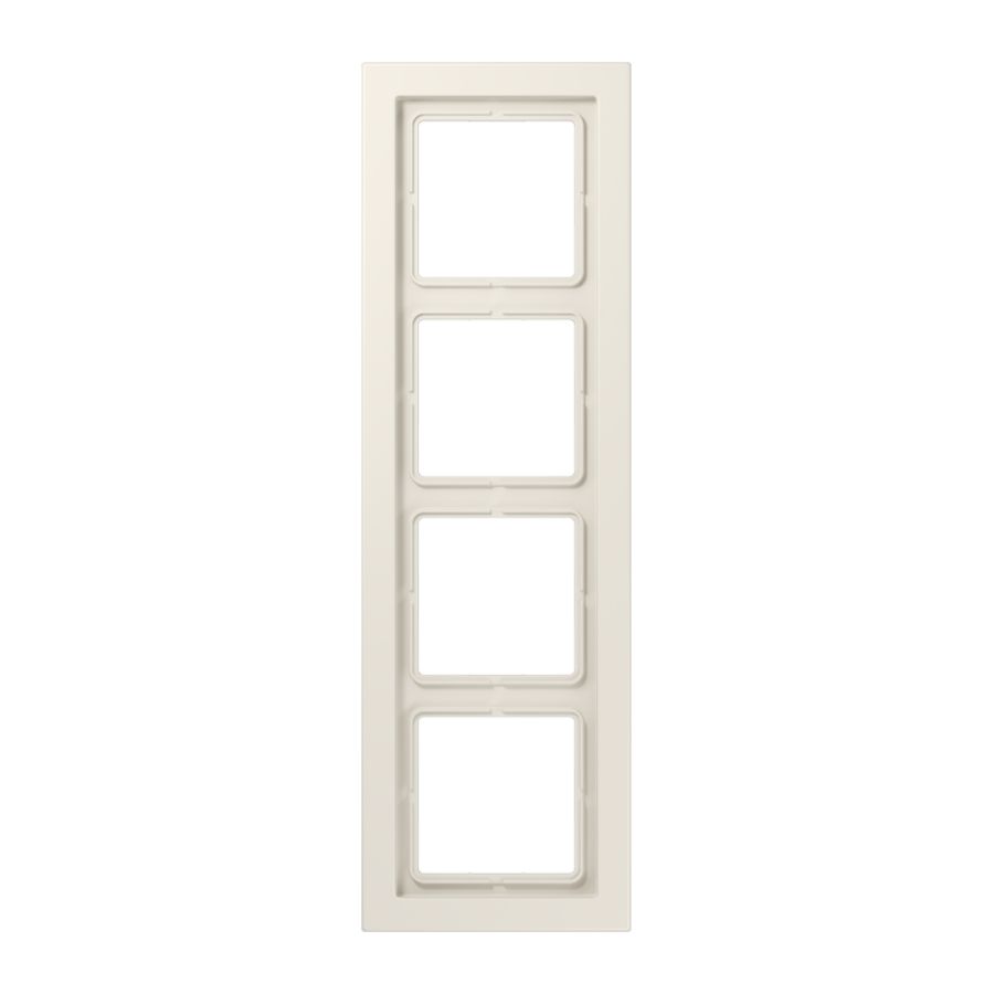 Afdekraam wit 4-voudig LS-design