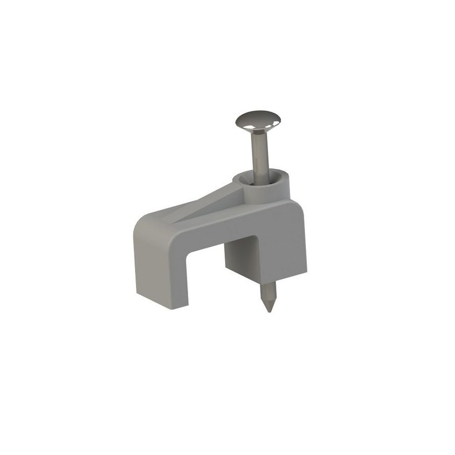 Kabelclip bulk 6mm plat grijs VVE=2500