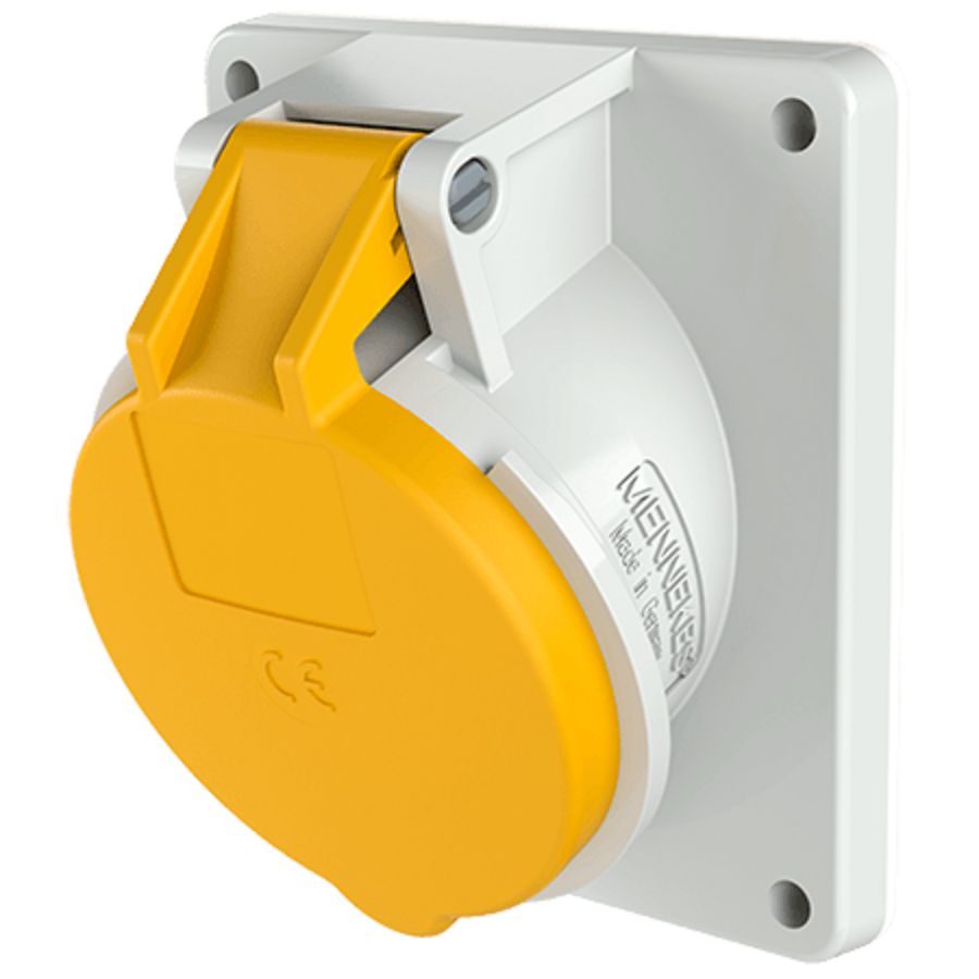 Inbouwwandcontactdoos 16A 5-polig  4H 110V IP44 TwinCONTACT