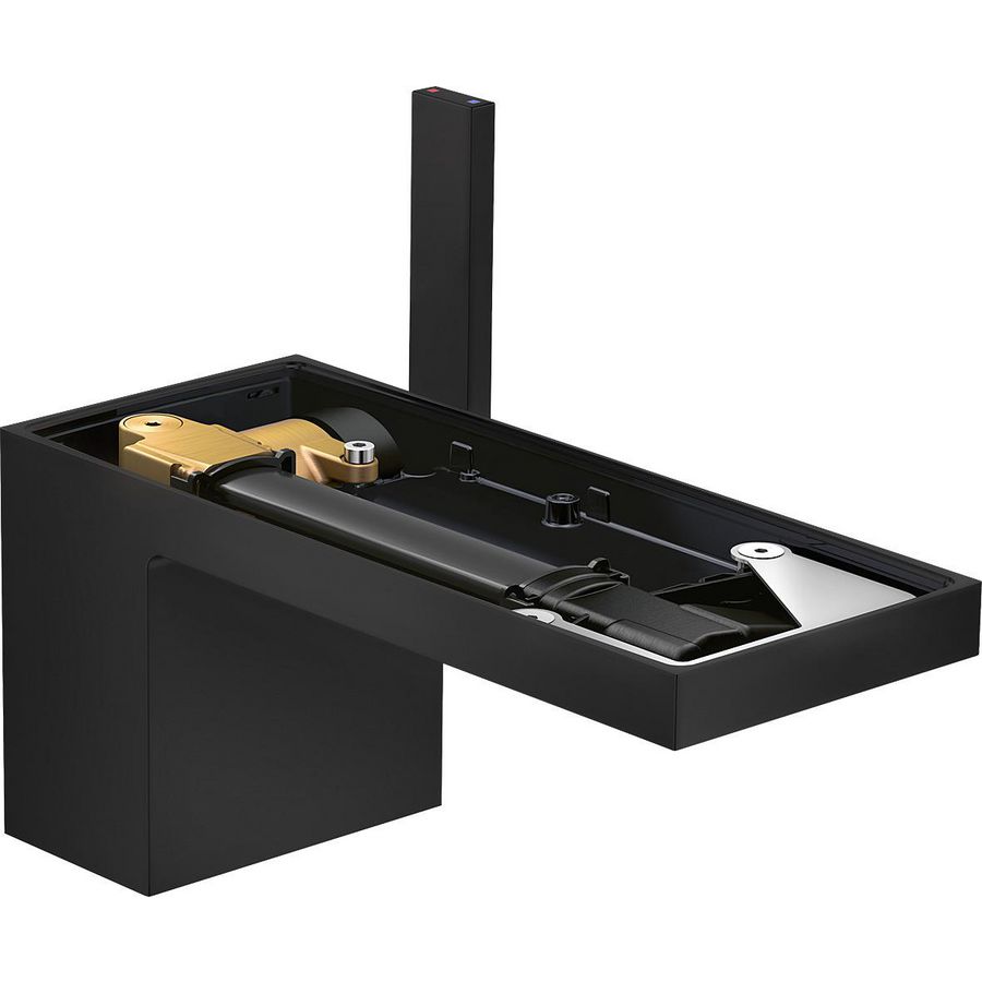 AXOR MyEdition 1-hendel wastafelmengkraan 70 met afvoergarnituur zonder plaa mat zwart