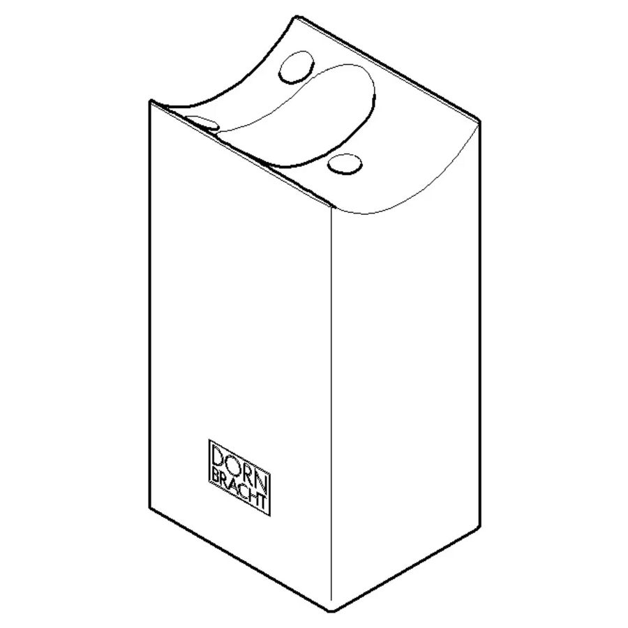 Lichaam 35,5x29x57mm chr gebors.