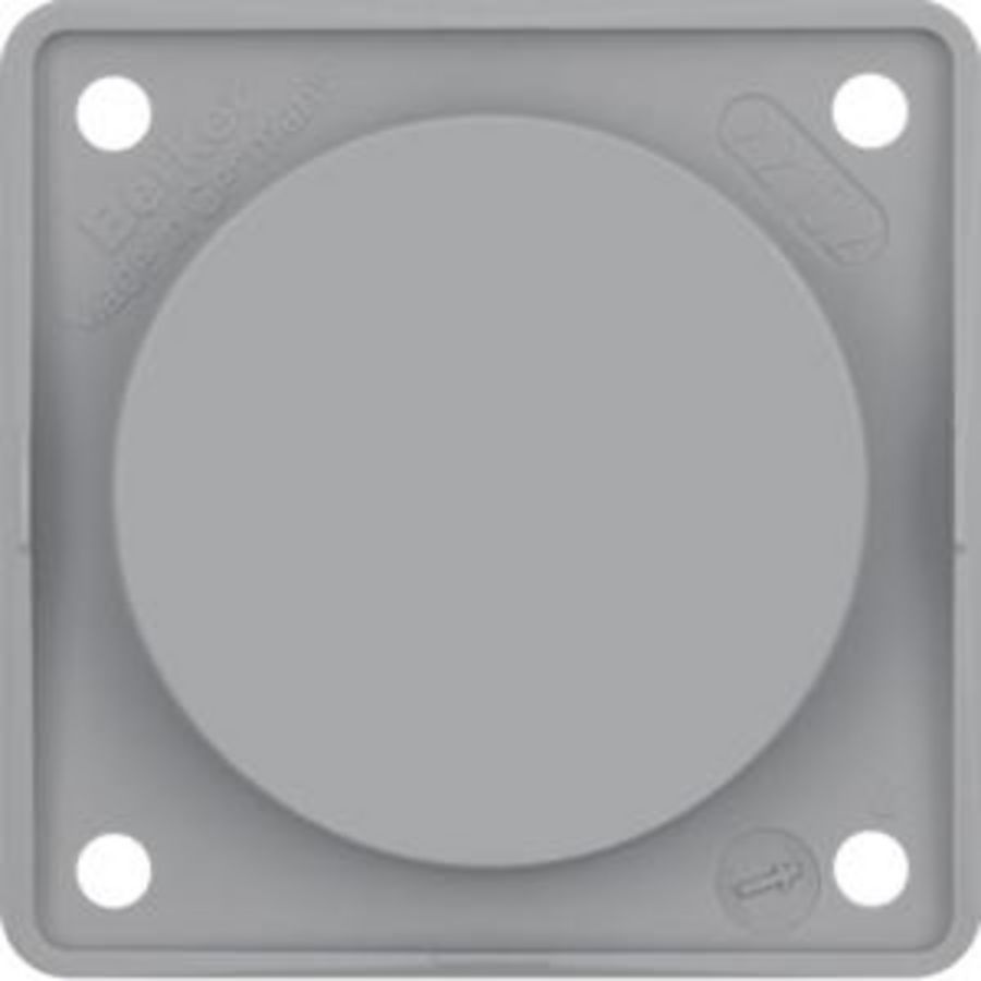 Blindplaat berker Integro grijs