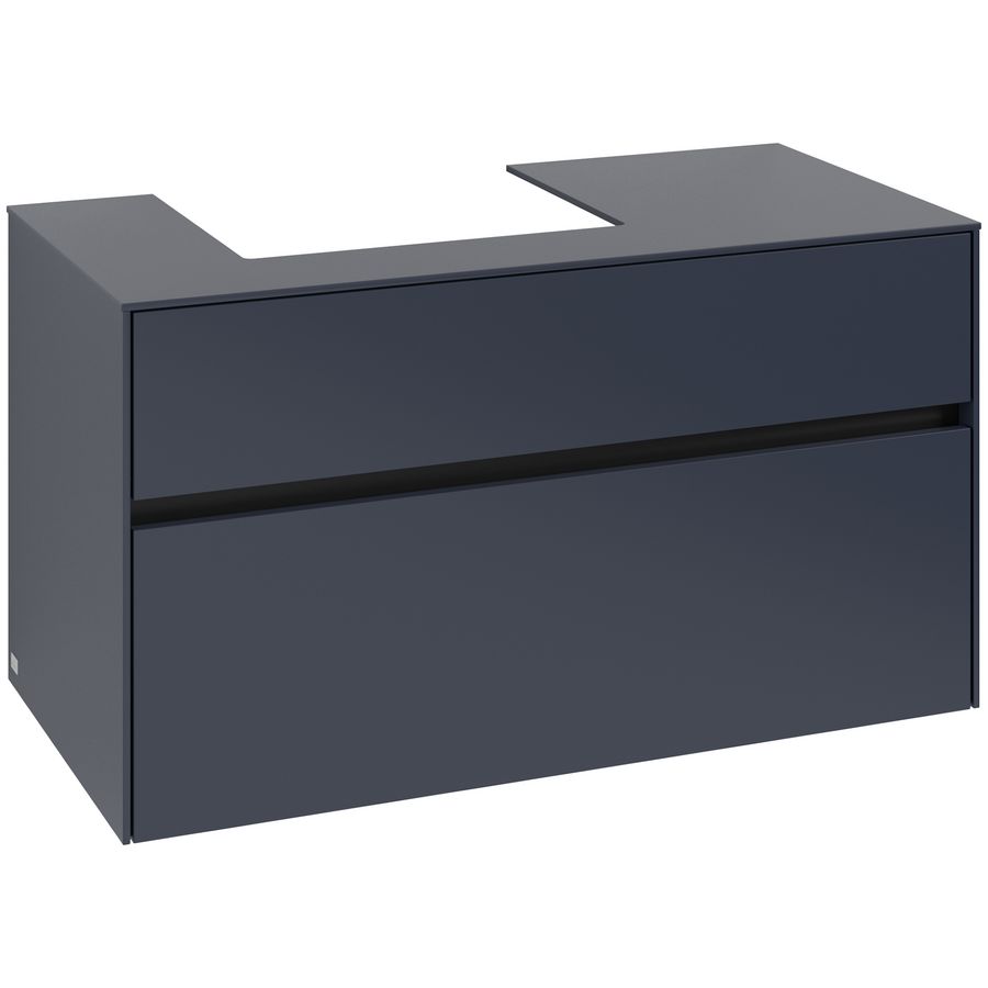 Wastafelonderkast Collaro 1000x548x500mm Marine Blue C01400VQ