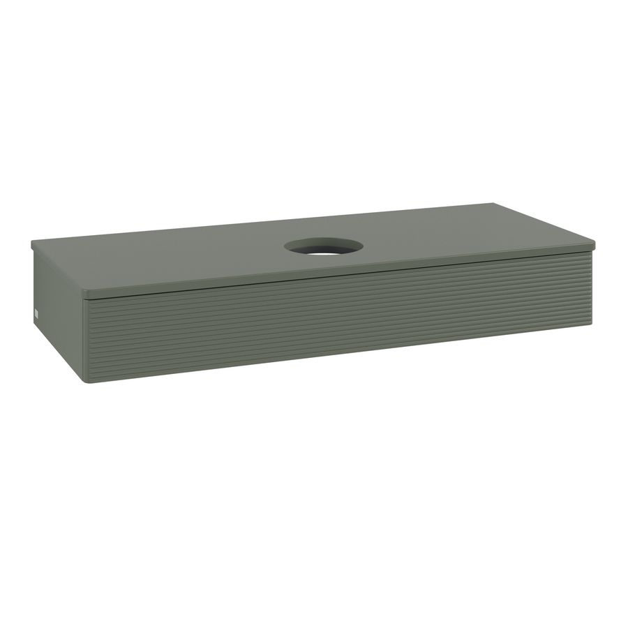 Wastafelonderkast Antao 1200x190x500mm L.Green Matt Lacquer K10110HL