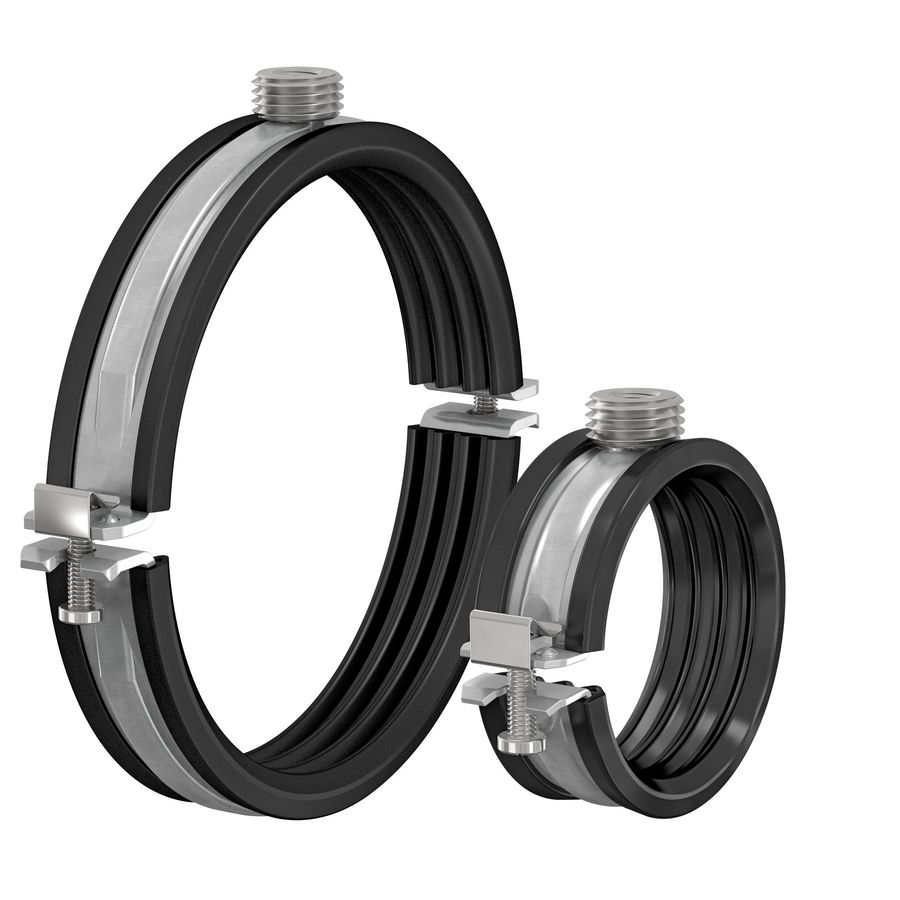Pijpbeugel universeel BSA M10-G1/2" Ø56-60mm (2") met inlage