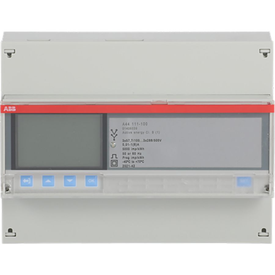Elektriciteitsmeter 3 fase indirect 6A klasse B