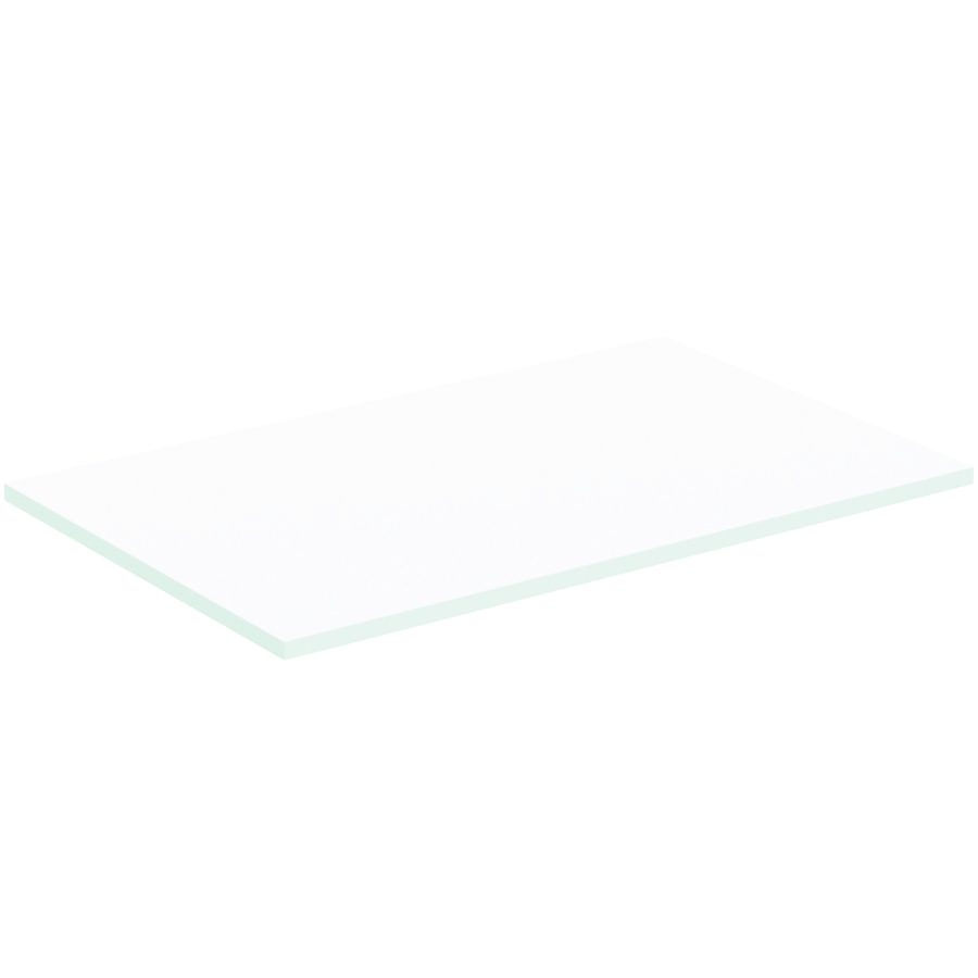 Afdekblad hout I.LIFE-B zonder uitsnijding 802x505x18mm mat wit