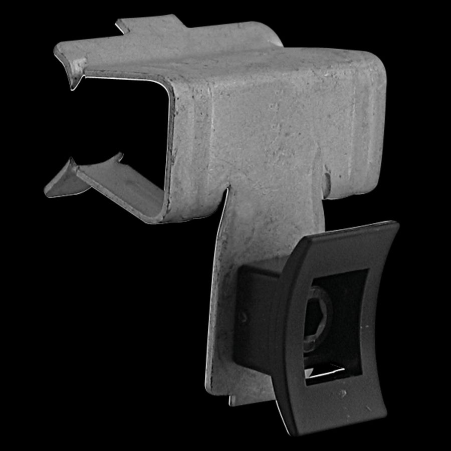 Veerklem met buissteun v 2-4mm flens tiewrap 7,5mm VVE=100