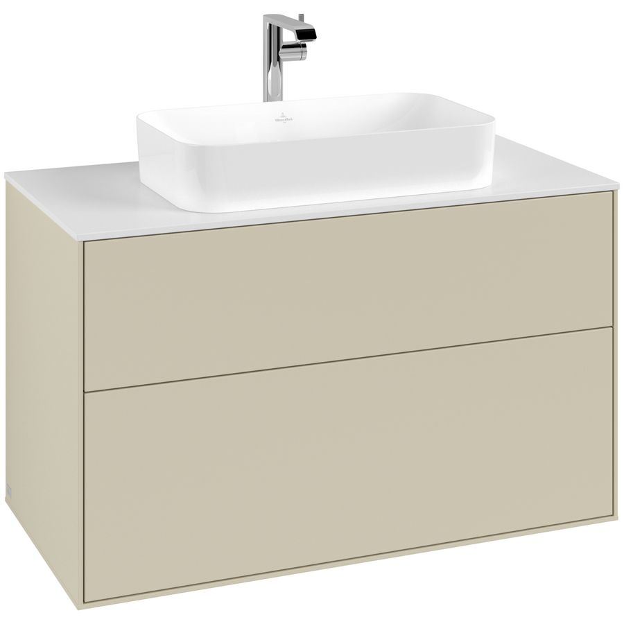 Wastafelonderkast Finion 1000x603x501mm S.Grey Matt Lacquer G23100HJ