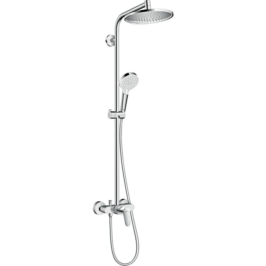 Crometta S 240 Showerpipe met 1-hendel douchemengkraan chroom