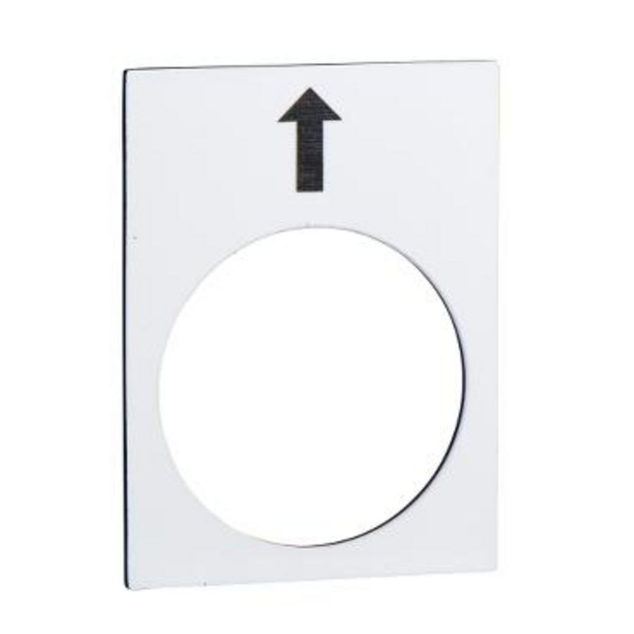 Etiket 30x40mm Met symbool Wit Harmony XB4/XB5 VVE=10