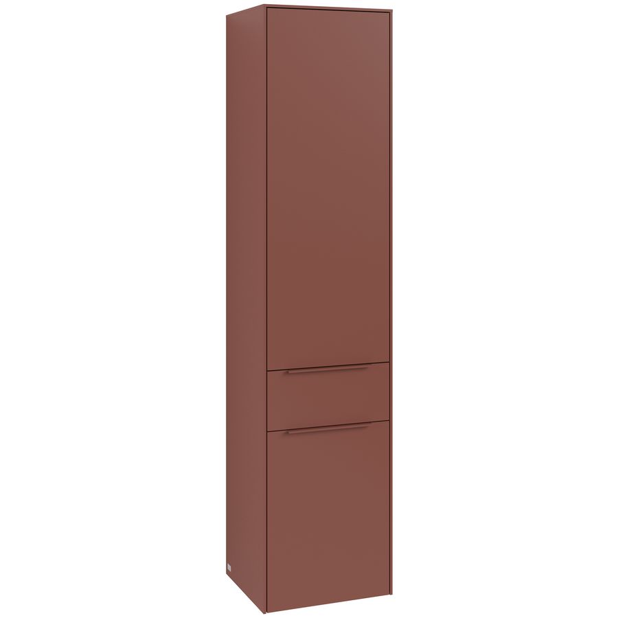 Hoge kast SUBWAY 3.0 400x1710x362mm Wine Red C59002AH greep monochroom