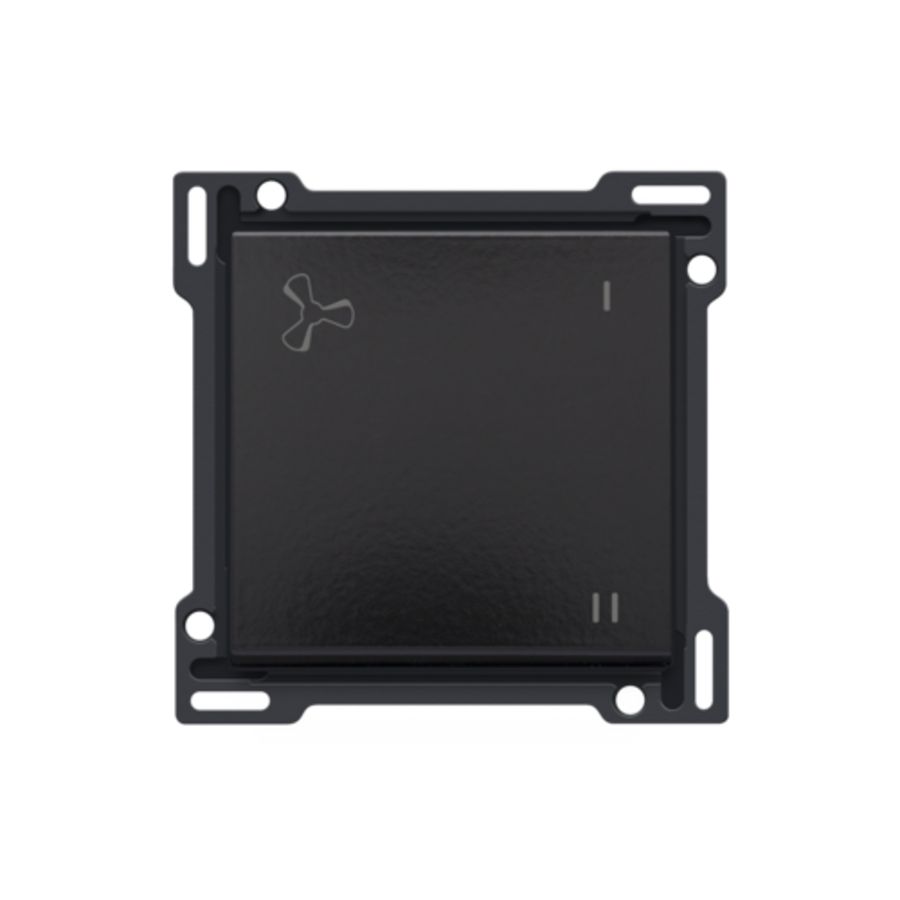 Afwerkingsset mechanisch gecontr. ventilatiebed. pianoblack