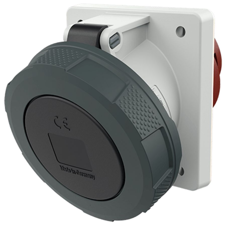 Inbouwwandcontactdoos 63A 5-polig  7H 500V IP67